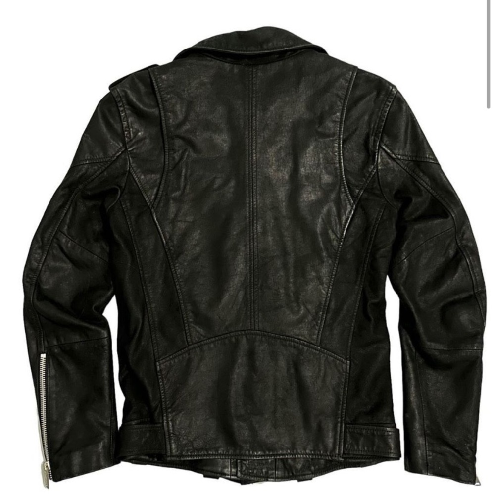 Junk de luxe biker leather jacket - Picture 6 of 13